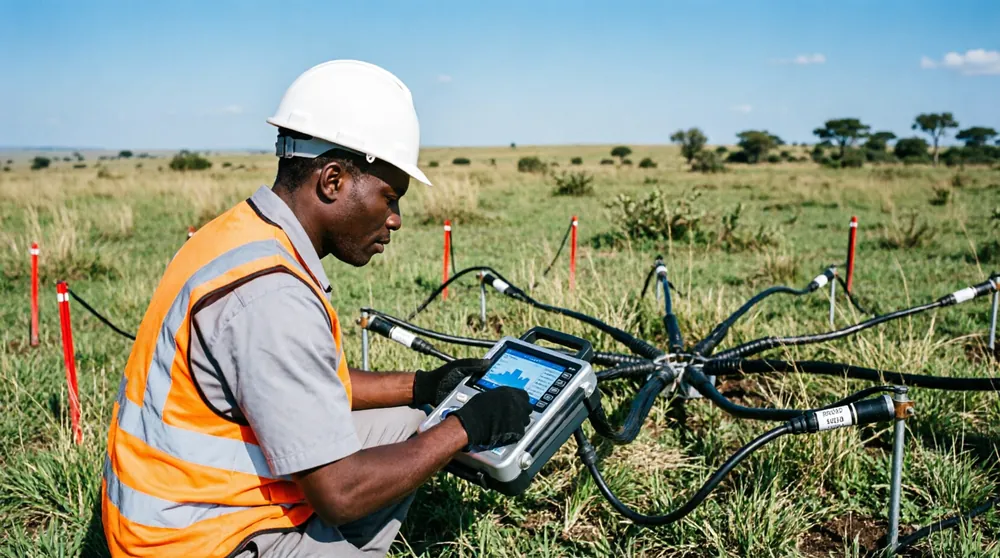 Geophysical survey for a borehole site in Abuja