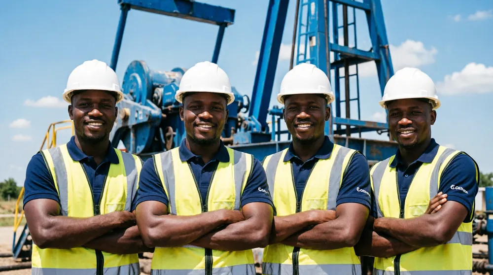 Abuja Capital Borehole Drilling engineering team